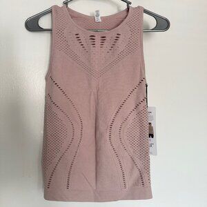 Alo Yoga Lark Tank Pale Mauve Heather New